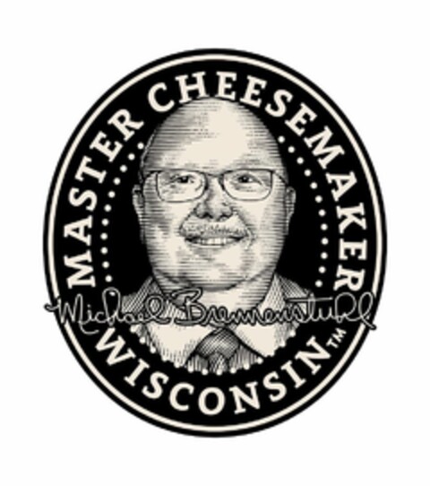 MASTER CHEESEMAKER WISCONSIN MICHAEL BRENNENSTUHL Logo (USPTO, 26.09.2019)