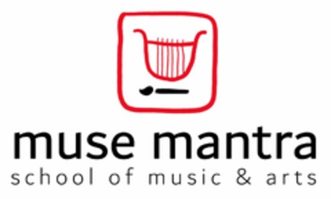 MUSE MANTRA SCHOOL OF MUSIC & ARTS Logo (USPTO, 03/03/2020)