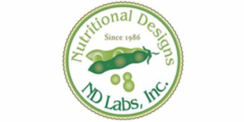 NUTRITIONAL DESIGNS ND LABS, INC. SINCE 1986 Logo (USPTO, 08.09.2020)