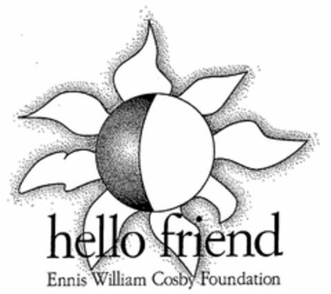 HELLO FRIEND ENNIS WILLIAM COSBY FOUNDATION Logo (USPTO, 09/14/2020)