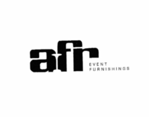 AFR EVENT FURNISHINGS Logo (USPTO, 31.12.2008)