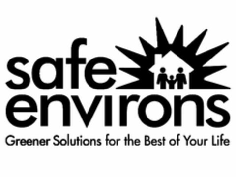 SAFE ENVIRONS GREENER SOLUTIONS FOR THE BEST OF YOUR LIFE Logo (USPTO, 12.01.2009)