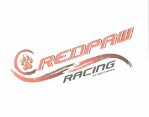 REDPAW RACING THE SPIRIT OF WINNING Logo (USPTO, 07.06.2009)