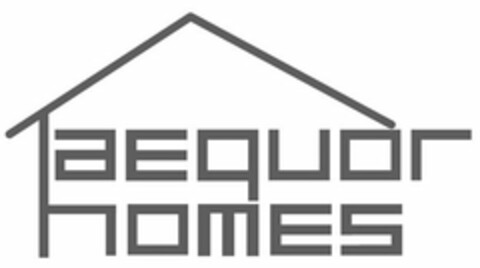 AEQUOR HOMES Logo (USPTO, 26.08.2010)
