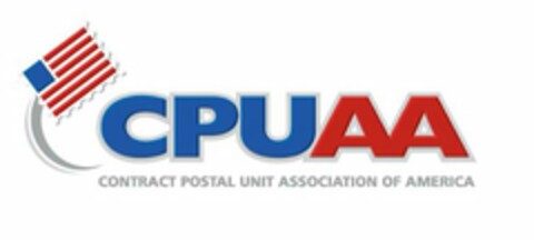 CPUAA CONTRACT POSTAL UNIT ASSOCIATION OF AMERICA Logo (USPTO, 09/09/2010)