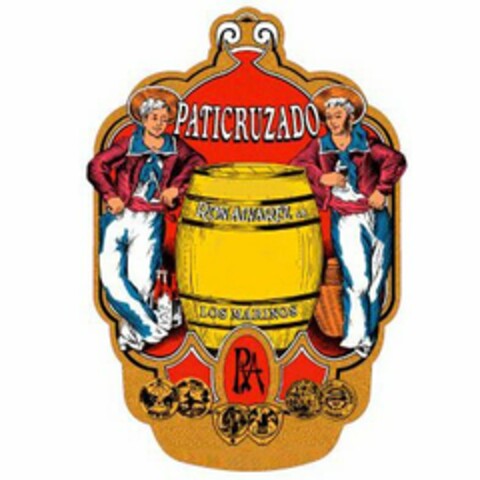 PATICRUZADO RON ALVAREZ S.A. LOS MARINOS RA Logo (USPTO, 01/28/2011)