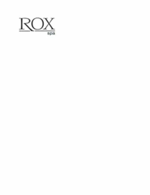 ROX SPA Logo (USPTO, 06.10.2011)