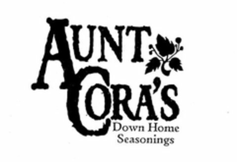AUNT CORA'S DOWN HOME SEASONINGS Logo (USPTO, 26.01.2012)