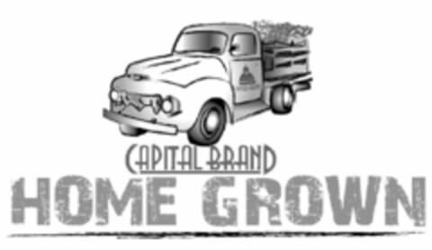 CAPITAL BRAND CAPITAL BRAND HOME GROWN Logo (USPTO, 10.05.2012)