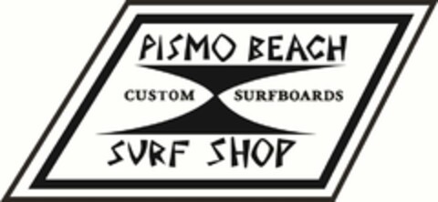 PISMO BEACH SURF SHOP CUSTOM SURFBOARDS Logo (USPTO, 31.05.2012)