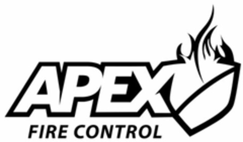 APEX FIRE CONTROL Logo (USPTO, 24.07.2012)