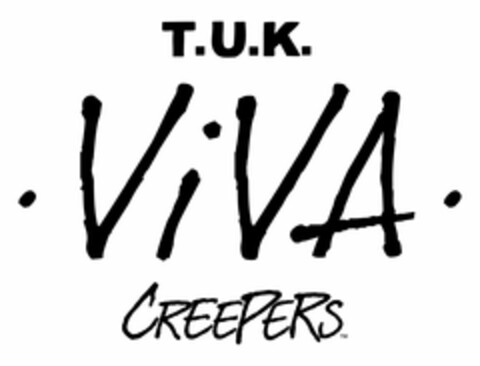 T.U.K. VIVA CREEPERS Logo (USPTO, 12/16/2012)