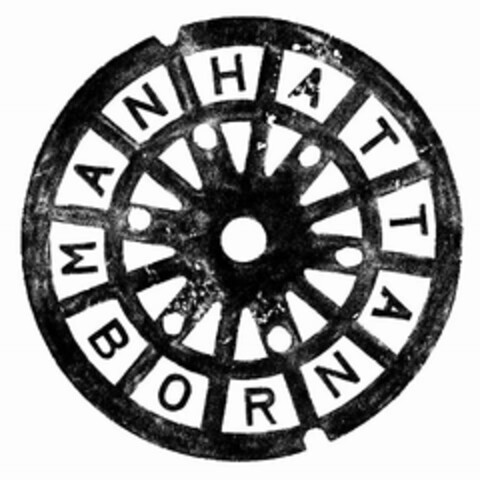 MANHATTAN BORN Logo (USPTO, 28.04.2013)