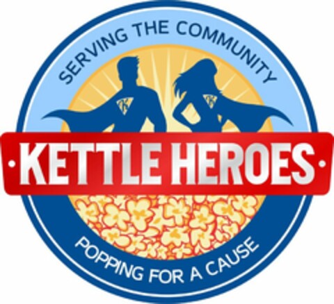 KETTLE HEROES SERVING THE COMMUNITY POPPING FOR A CAUSE K K Logo (USPTO, 29.07.2013)