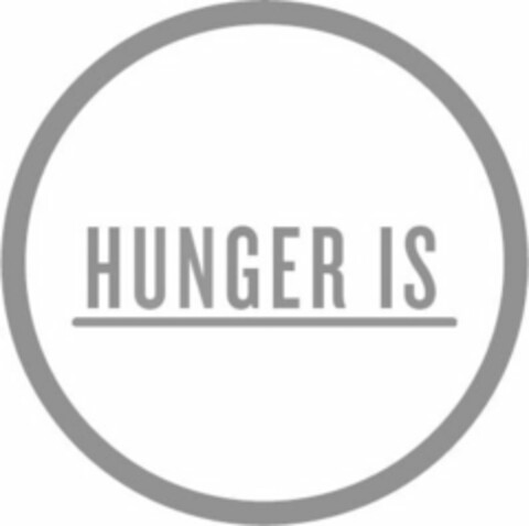 HUNGER IS Logo (USPTO, 02.04.2014)