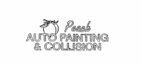 PEACH AUTO PAINTING & COLLISION Logo (USPTO, 10.04.2014)