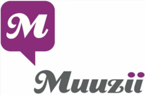 M MUUZII Logo (USPTO, 01.07.2014)