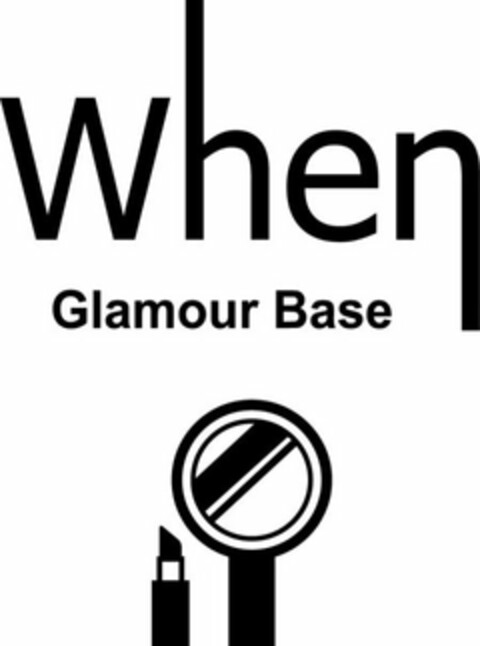 WHEN GLAMOUR BASE Logo (USPTO, 09/13/2015)