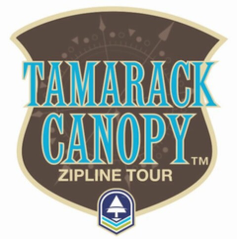 TAMARACK CANOPY ZIPLINE TOUR Logo (USPTO, 06.09.2016)