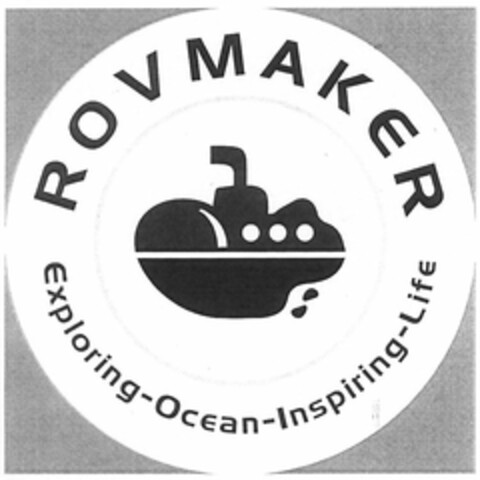 ROVMAKER EXPLORING-OCEAN-INSPIRING-LIFE Logo (USPTO, 09.09.2017)