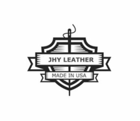 JHY LEATHER MADE IN USA Logo (USPTO, 29.11.2017)