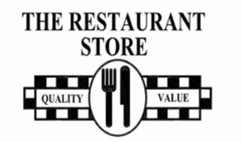 THE RESTAURANT STORE QUALITY VALUE Logo (USPTO, 31.10.2018)