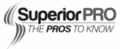 SUPERIORPRO THE PROS TO KNOW Logo (USPTO, 02/18/2019)