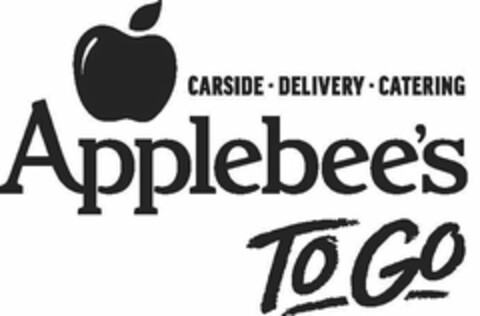 APPLEBEE'S TO GO CARSIDE DELIVERY CATERING Logo (USPTO, 27.03.2019)