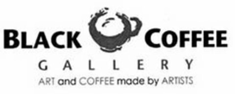 BLACK COFFEE GALLERY ART AND COFFEE MADE BY ARTISTS Logo (USPTO, 30.07.2019)