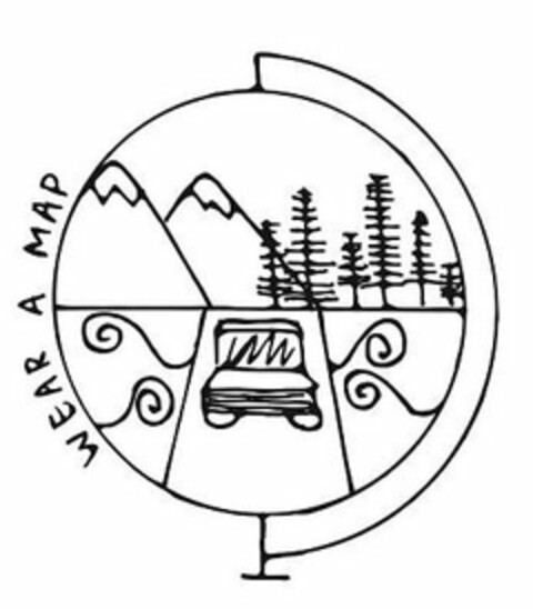 WEAR A MAP Logo (USPTO, 16.01.2020)