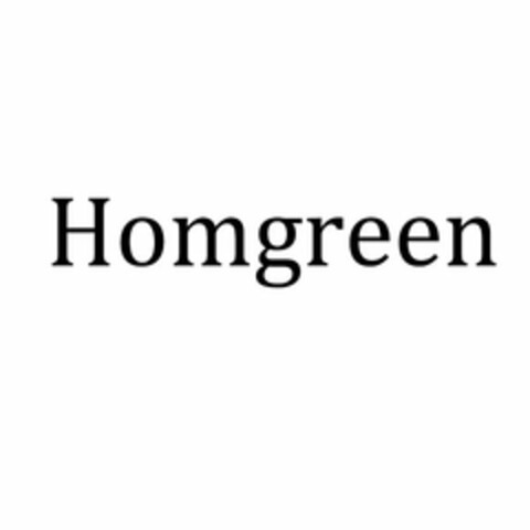 HOMGREEN Logo (USPTO, 14.05.2020)