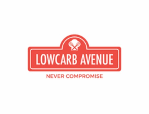 LOWCARB AVENUE NEVER COMPROMISE Logo (USPTO, 20.07.2020)