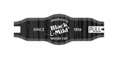 MIDDLETON'S BLACK & MILD WOOD TIP SINCE 1856 PULL Logo (USPTO, 09.01.2009)