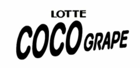 LOTTE COCO GRAPE Logo (USPTO, 06/22/2009)