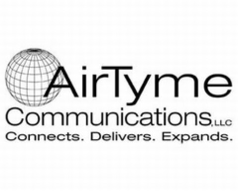 AIRTYME COMMUNICATIONS, LLC CONNECTS. DELIVERS. EXPANDS. Logo (USPTO, 01.09.2010)