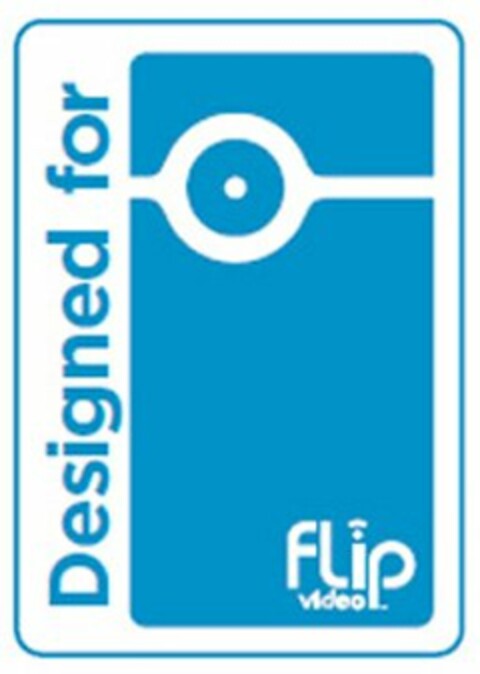 DESIGNED FOR FLIP VIDEO Logo (USPTO, 17.09.2010)