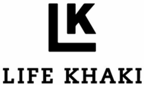 LK LIFE KHAKI Logo (USPTO, 01.11.2010)