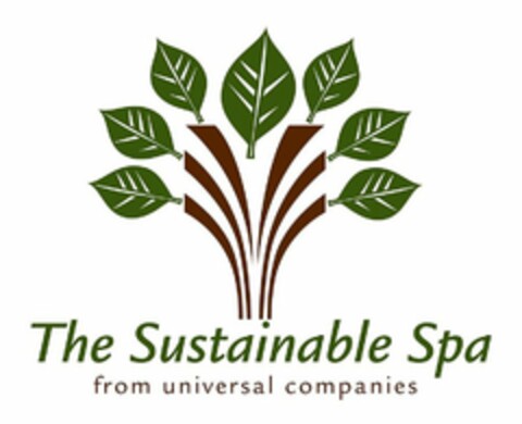 THE SUSTAINABLE SPA FROM UNIVERSAL COMPANIES Logo (USPTO, 20.05.2011)