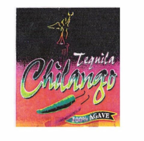 TEQUILA CHILANGO 100% AGAVE Logo (USPTO, 09.06.2011)