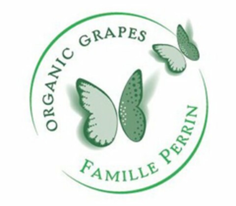 ORGANIC GRAPES FAMILLE PERRIN Logo (USPTO, 02/01/2012)