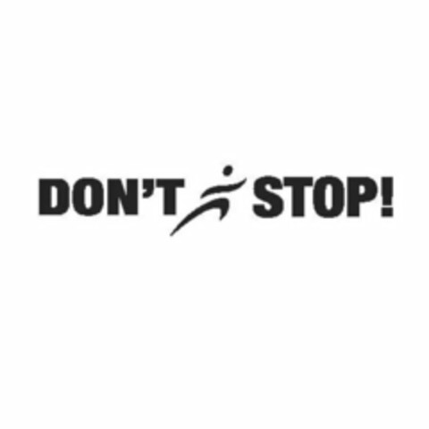 DON'T STOP! Logo (USPTO, 04/17/2012)