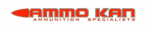 AMMO KAN - AMMUNITION SPECIALISTS Logo (USPTO, 06/19/2013)