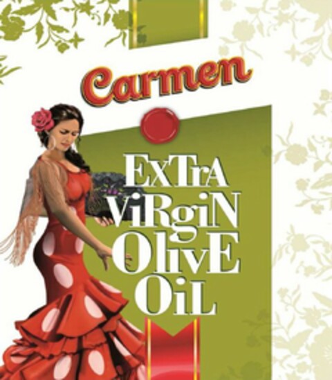 CARMEN EXTRA VIRGIN OLIVE OIL Logo (USPTO, 08/01/2013)