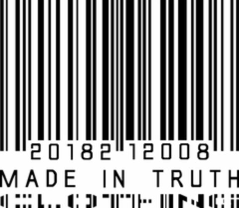 20182 12008 MADE IN TRUTH CLOTHING Logo (USPTO, 16.06.2014)