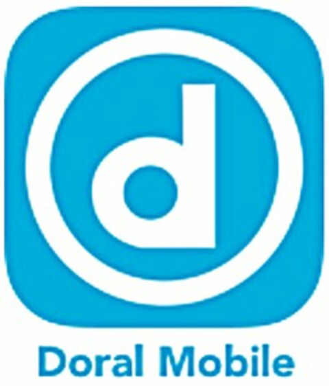 D DORAL MOBILE Logo (USPTO, 19.08.2014)