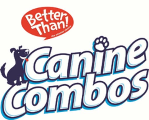 BETTER THAN! THE SMARTER CHOICE CANINE COMBOS Logo (USPTO, 12.09.2014)