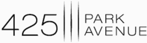 425 PARK AVENUE Logo (USPTO, 29.09.2014)