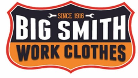 SINCE 1916 BIG SMITH WORK CLOTHES Logo (USPTO, 05/07/2015)