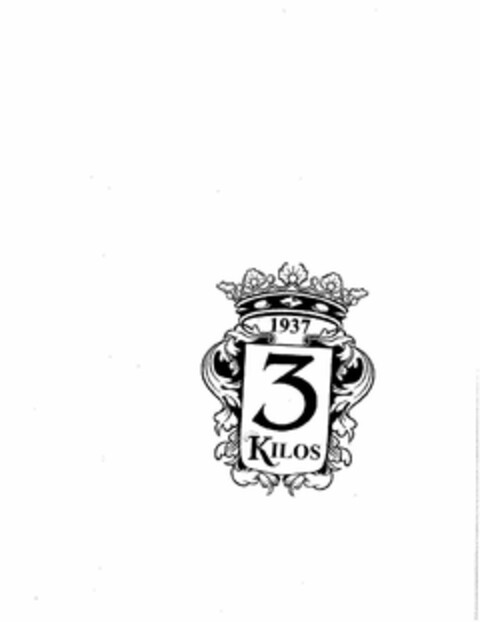 1937 3 KILOS Logo (USPTO, 07/31/2015)