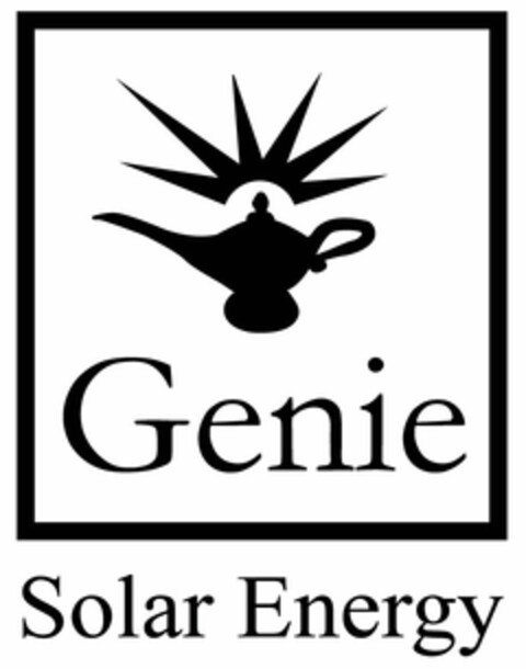 GENIE SOLAR ENERGY Logo (USPTO, 08.02.2016)